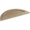Ekena Millwork Timberthane Sandblasted Half Round Faux Wood Non-Functional Gable Vent, Primed Tan, 24"W x 12"H GVURHR24X12DSDPR - alternate 3